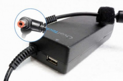 Adaptador para Computadora Port&aacute;til  OVALTECH 20V/4.5AH C/Blister + USB