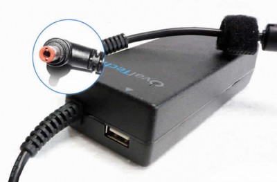 Adaptador para Computadora Port&aacute;til  OVALTECH 20V/4.5AH C/Blister + USB