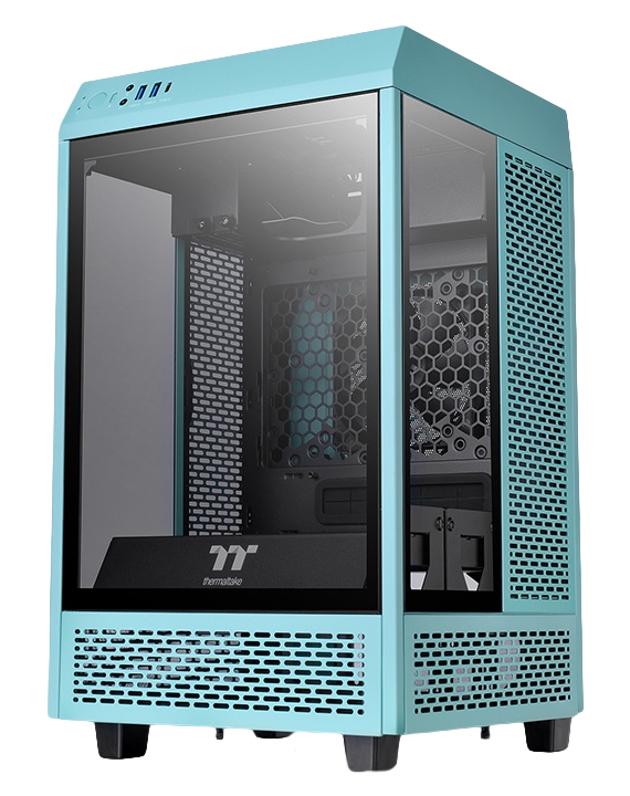 Gabinete  THERMALTAKE The Tower 100 Turquoise Mini Chassi